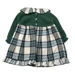 Juliana Abito Manica Lunga Stampa Fantasia Verde per Bambina 25646XJ VERDE JULIANA 