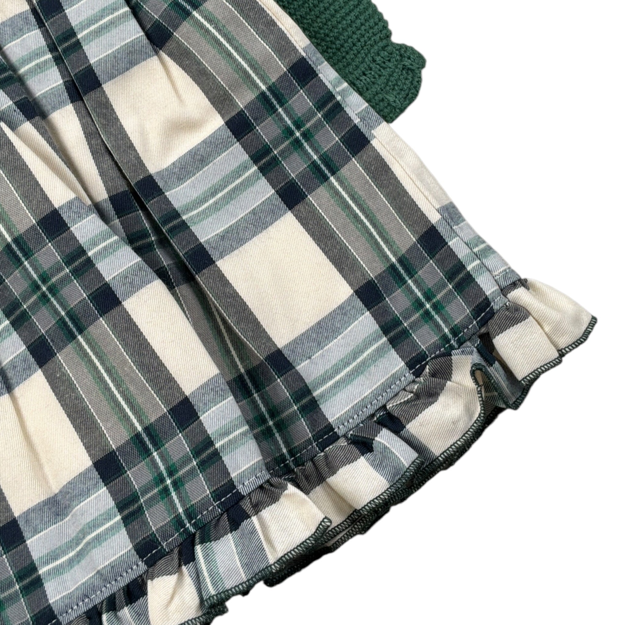 Juliana Abito Manica Lunga Stampa Fantasia Verde per Bambina 25646XJ VERDE JULIANA 