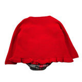 Juliana Completo 3 Pezzi Cardigan-Culotte-Camicia Rosso per Neonata 25685 ROSSO JULIANA 