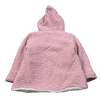 Juliana Cappotto tinta unita con Capuccio Rosa per Neonata 25703 ROSA JULIANA 