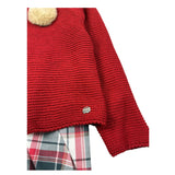 Juliana Completo 3 Pezzi Cardigan-Camicia-Culotte Rosso per Neonato J2138 ROSSO JULIANA 