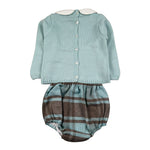 Juliana Completo 2 Pezzi Maglia-Culotte Azzurro per Neonato J4074 AZZURRO JULIANA 