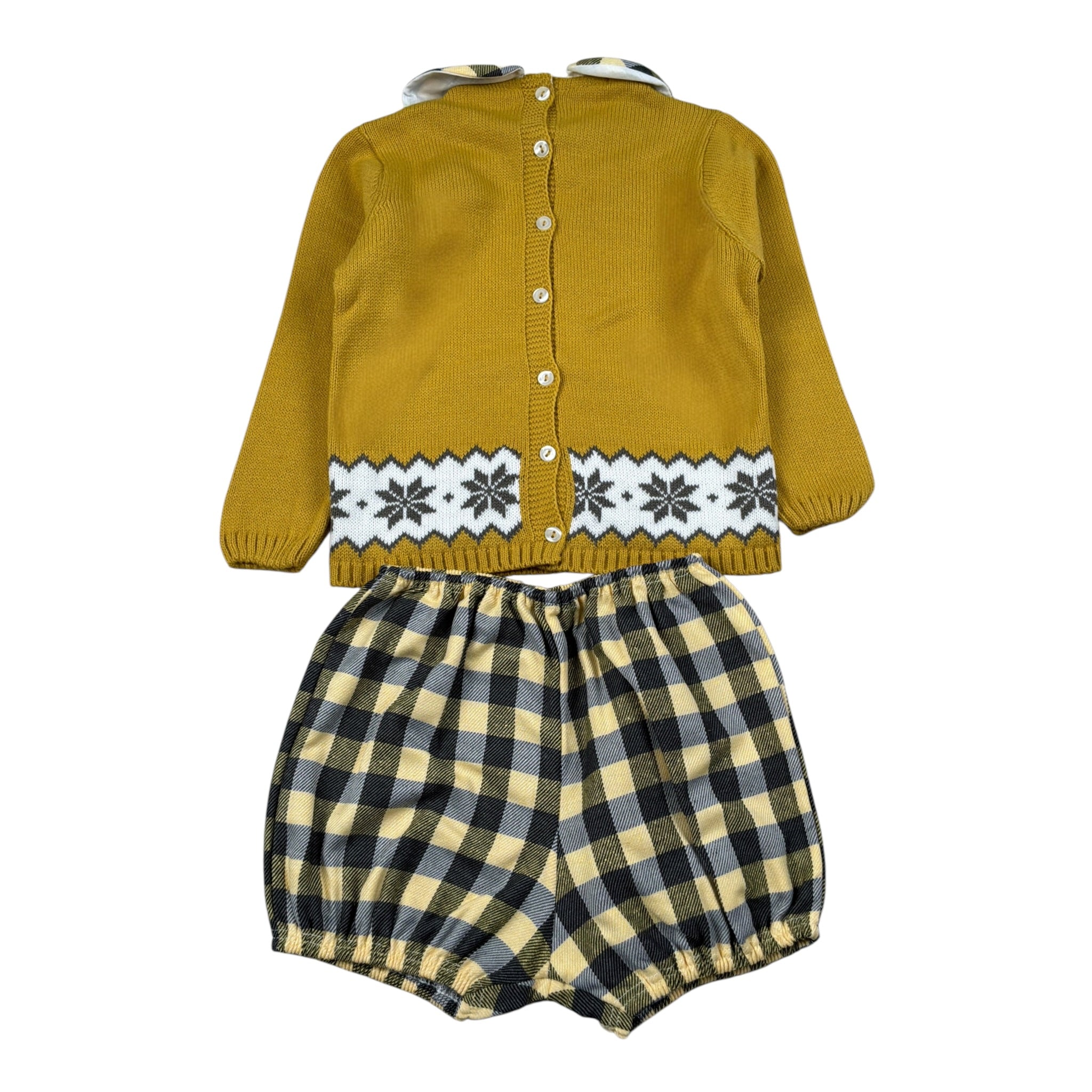 Juliana Completo 2 Pezzi Maglia-Culotte Senape per Bambino J8100 SENAPE JULIANA 