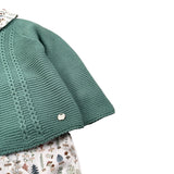 Juliana Completo 3 Pezzi Cardigan-Camicia-Culotte Verde per Neonato J8185 VERDE JULIANA 