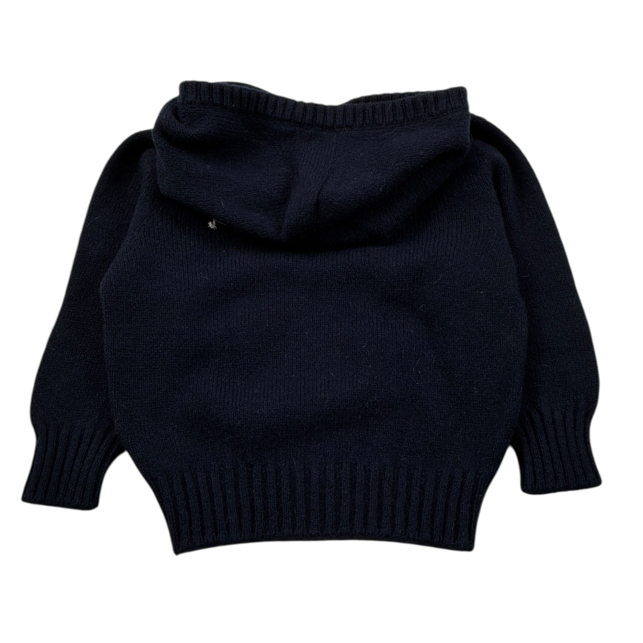 Jurta Maglia con Zip E Cappuccio tinta unita Blu per Neonato KI5K BLU JURTA 