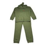 Just Cavalli Completo 2 Pezzi Felpa-Pantalone tinta unita Verde per Bambino JBA26002CF VERDE JUST CAVALLI 
