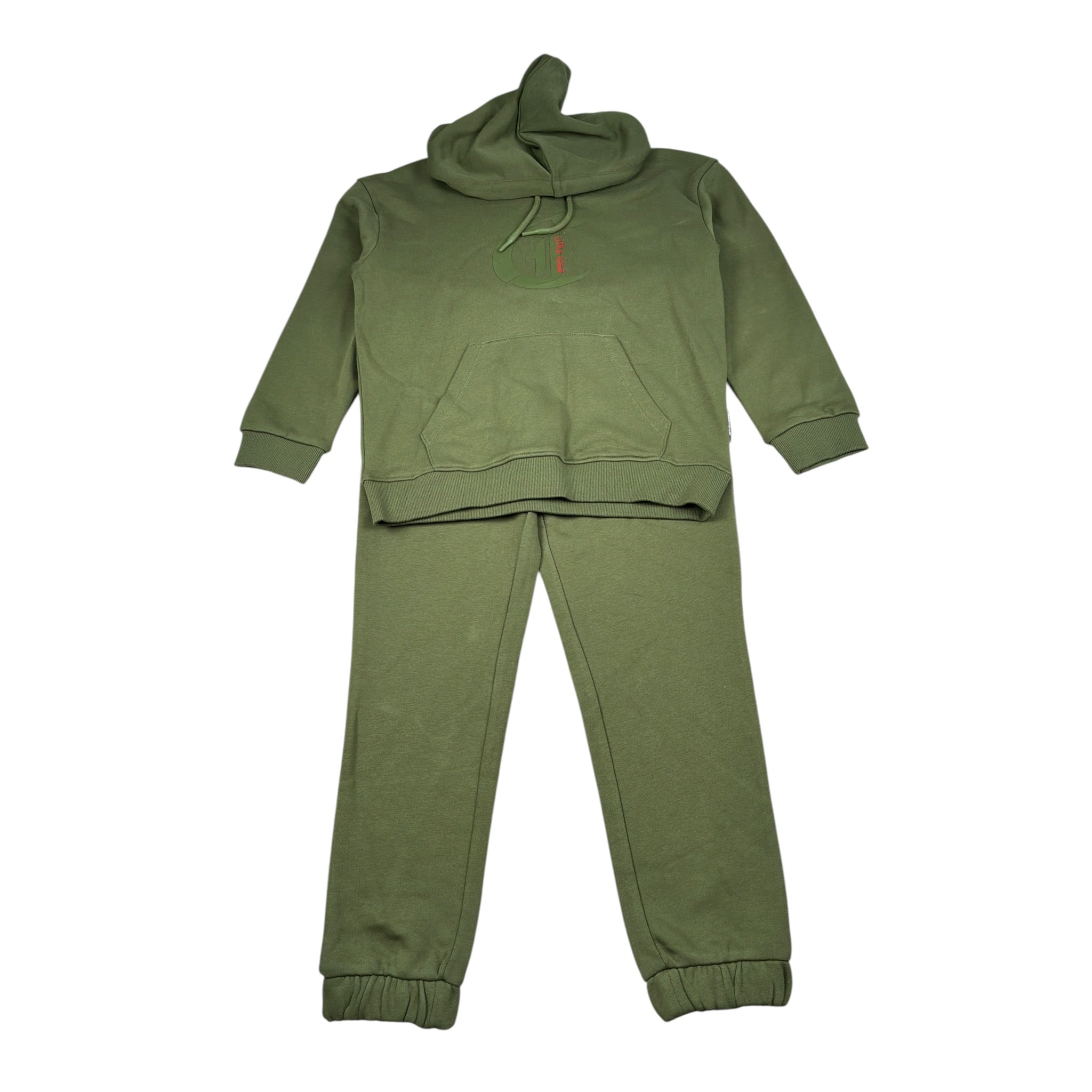 Just Cavalli Completo 2 Pezzi Felpa-Pantalone tinta unita Verde per Bambino JBA26002CF VERDE JUST CAVALLI 