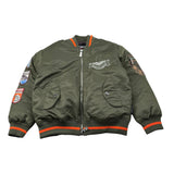 Just Cavalli Giubbino tinta unita con Zip Verde per Bambino JBA26037GB VERDE JUST CAVALLI 