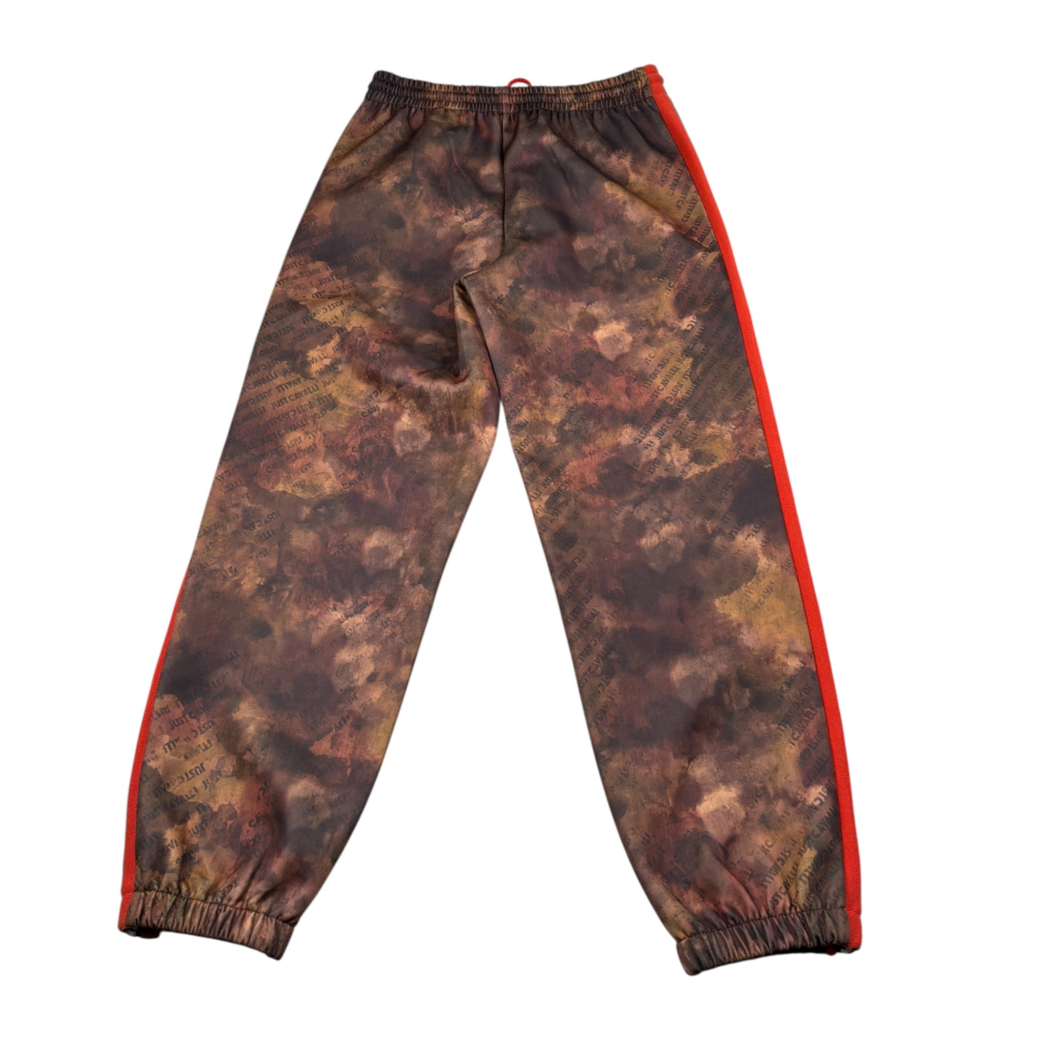 Just Cavalli Pantalone Stampa Fantasia Cn Profili Logati Marrone per Bambino JBA26044PA MARRONE JUST CAVALLI 