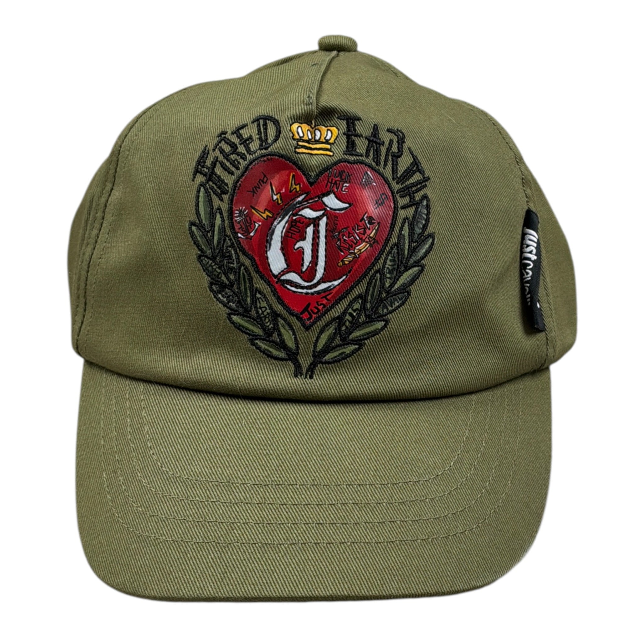 Just Cavalli Cappello Modello Berretto tinta unita con Stampa Verde per Bambino JBA26054BT VERDE JUST CAVALLI 