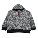 Just Cavalli Felpa Chiusa con Cappuccio Stampa Fantasia Grigio per Bambino JBA26065FE GRIGIO JUST CAVALLI 