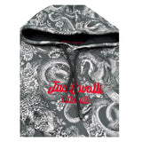 Just Cavalli Felpa Chiusa con Cappuccio Stampa Fantasia Grigio per Bambino JBA26065FE GRIGIO JUST CAVALLI 