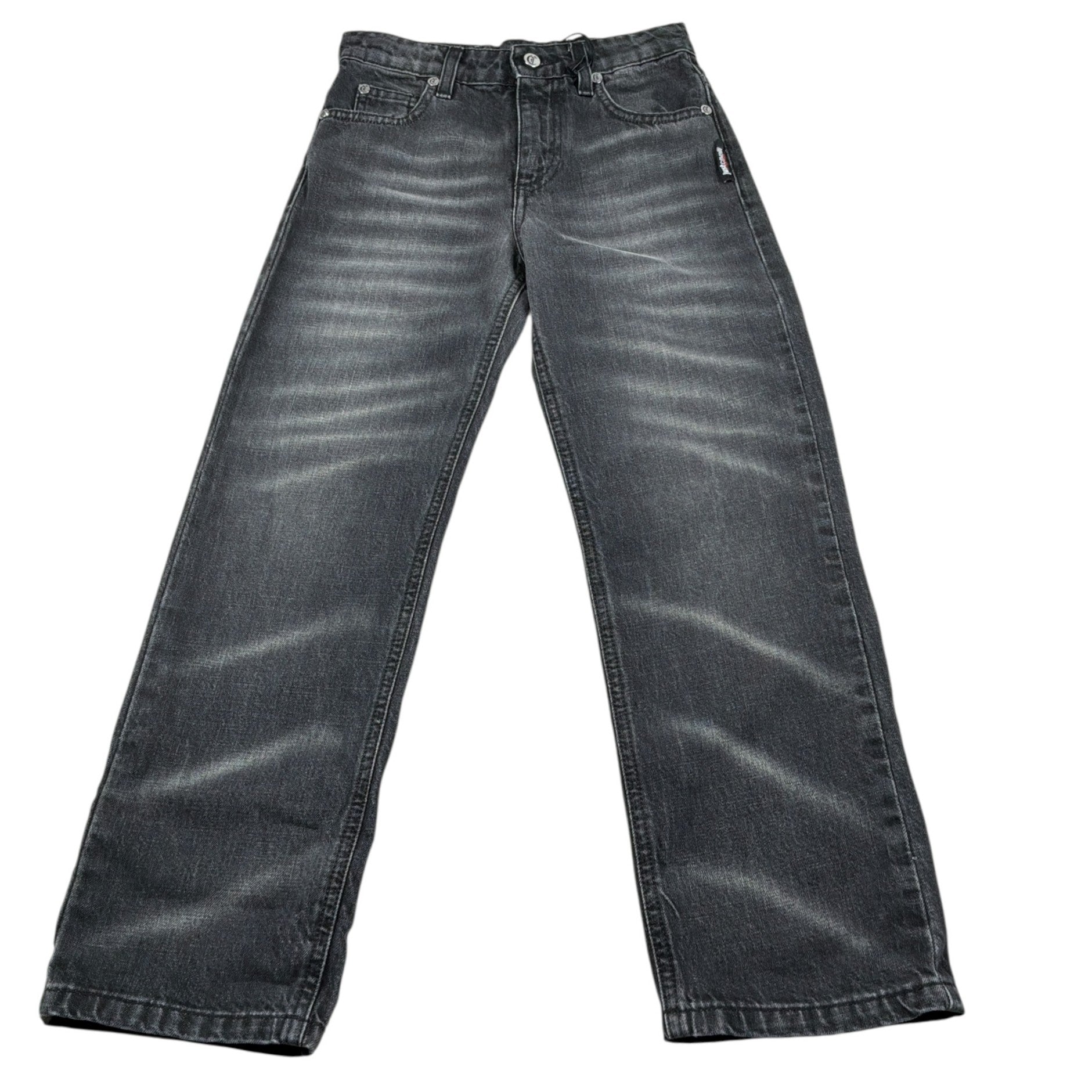 Just Cavalli Jeans tinta unita con Girovita Regolabile Nero per Bambino JBA26076JE NERO JUST CAVALLI 
