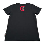 Just Cavalli T-Shirt Girocollo tinta unita con Stampa Nero per Bambino JBA26082TS NERO JUST CAVALLI 