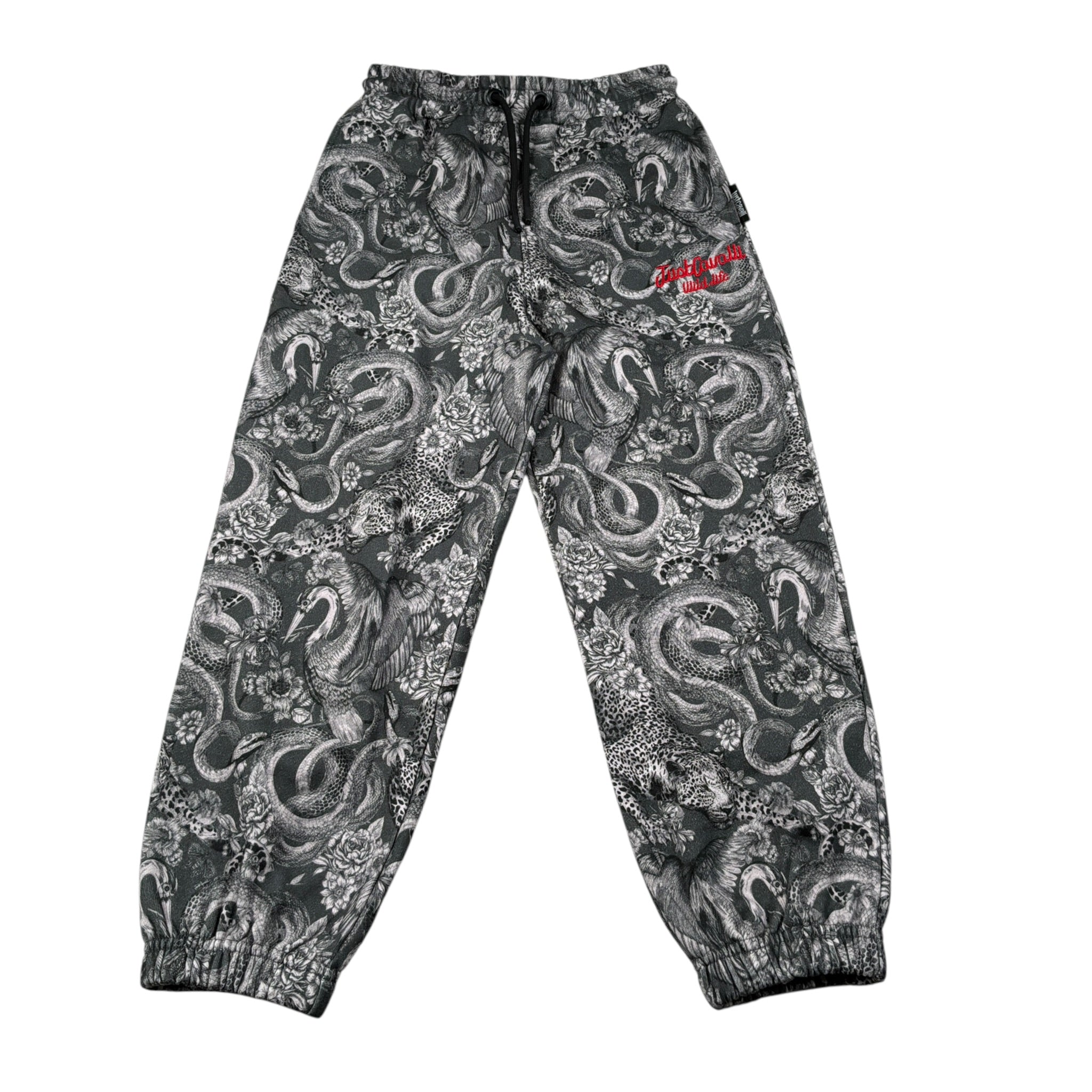 Just Cavalli Pantalone Tuta Stampa Fantasia Grigio per Bambino JBA26084PA GIRGIO JUST CAVALLI 