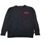 Just Cavalli Cardigan Tinta Jnita con Logo Nero per Bambino JBA26092CD NERO JUST CAVALLI 