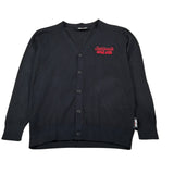Just Cavalli Cardigan Tinta Jnita con Logo Nero per Bambino JBA26092CD NERO JUST CAVALLI 