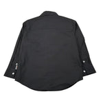 Just Cavalli Camicia Manica Lunga tinta unita con Logo Nero per Bambino JBA2609CA NERO JUST CAVALLI 