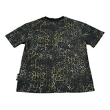 Just Cavalli T-Shirt Girocollo Tinta Fantasia Maculata Nero per Bambino JBA26110TS NERO JUST CAVALLI 