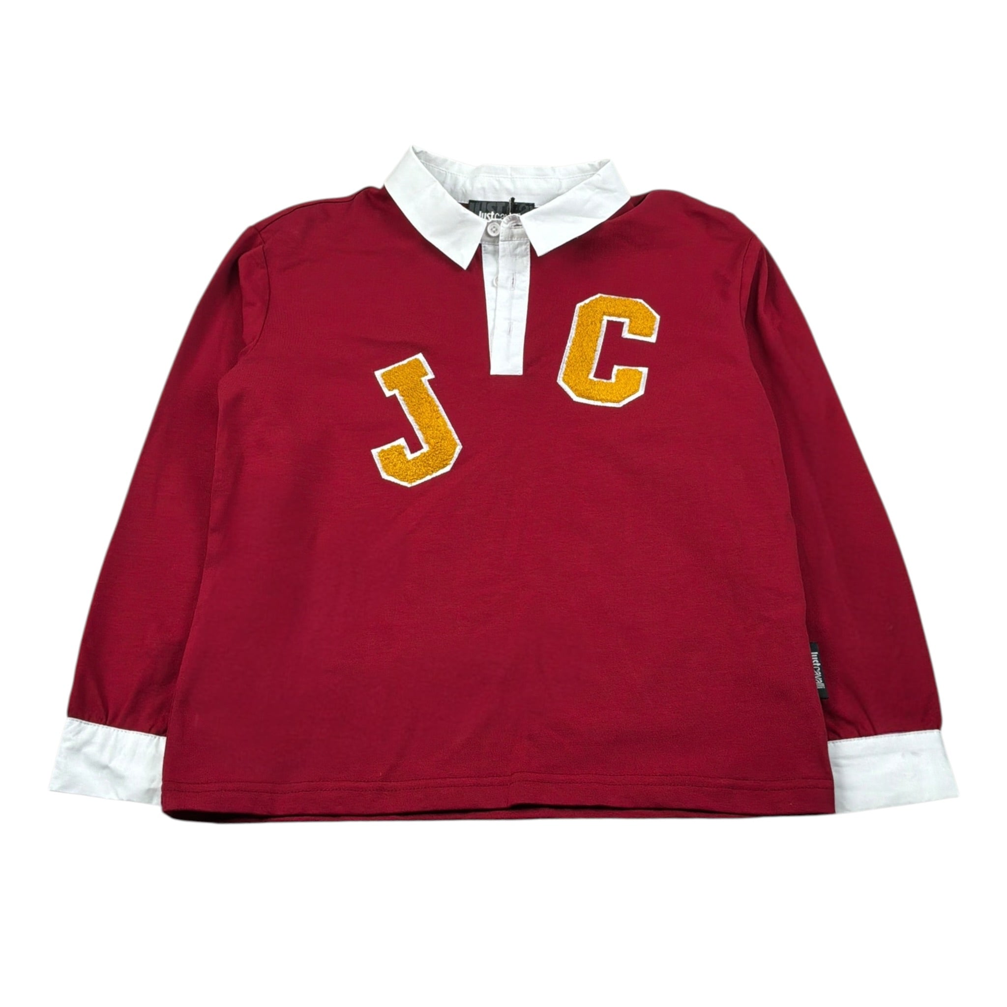Just Cavalli Polo Manical Unga tinta unita Bordeaux per Bambino JBA26128PO BORDEAUX JUST CAVALLI 