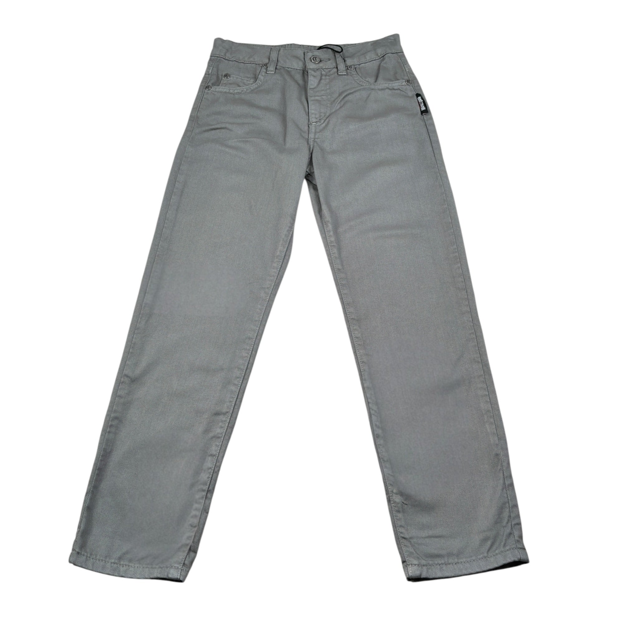Just Cavalli Pantalone tinta unita con Girovita Regolabile Grigio per Bambino JBA261449PA GRIGIO JUST CAVALLI 