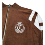 Just Cavalli Maglia tinta unita con Zip Marrone per Bambino JBA26150CD MARRONE JUST CAVALLI 