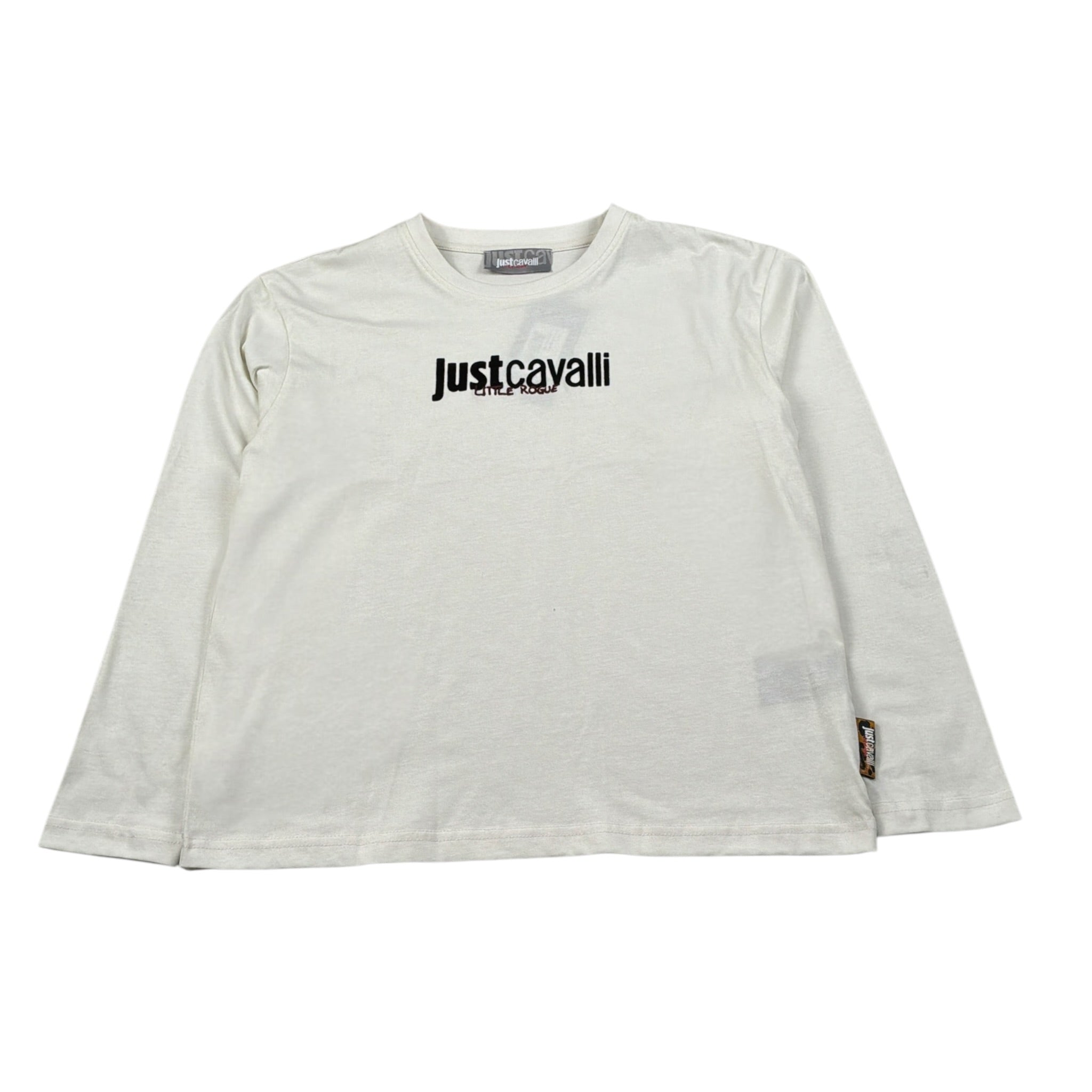 Just Cavalli Shirt Girocollo tinta unita con Lgo Panna per Bambino JGA26005TS PANNA JUST CAVALLI 