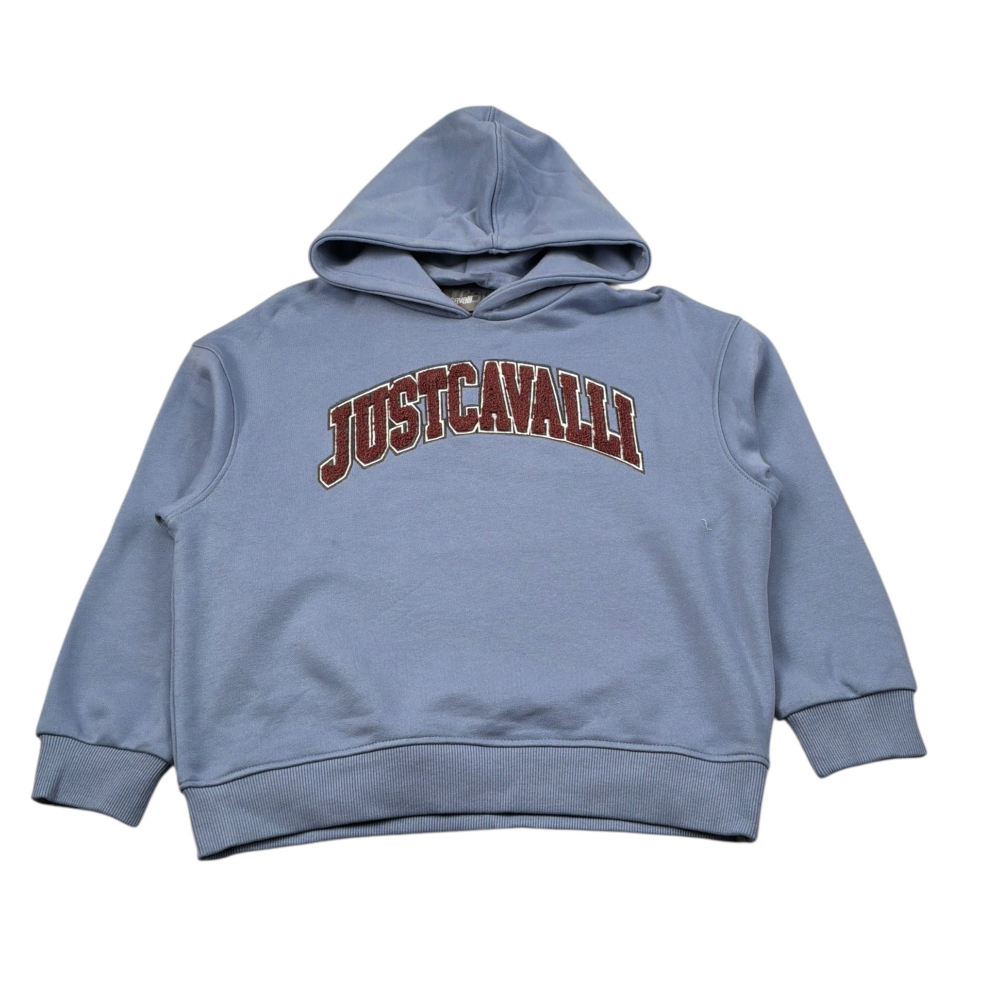 Just Cavalli Felpa Chiusa con Cappuccio tinta unita Azzurro per Bambino JGA26021FE AZZURRO JUST CAVALLI 