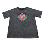 Just Cavalli T-Shirt Girocollo tinta unita con Stampa Nero per Bambina JGA26028TS NERO JUST CAVALLI 