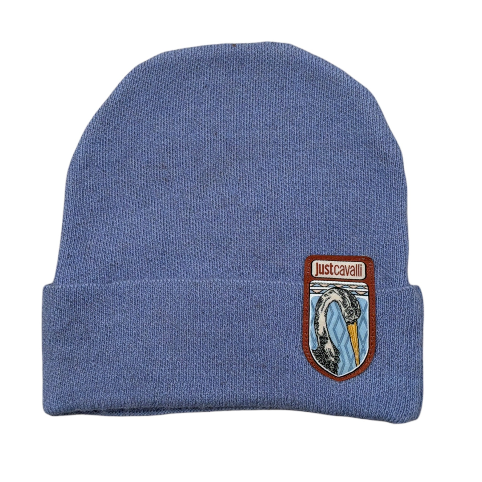 Just Cavalli Cappello tinta unita In Maglia Azzurro per Bambino JGA26031HA AZZURRO JUST CAVALLI 
