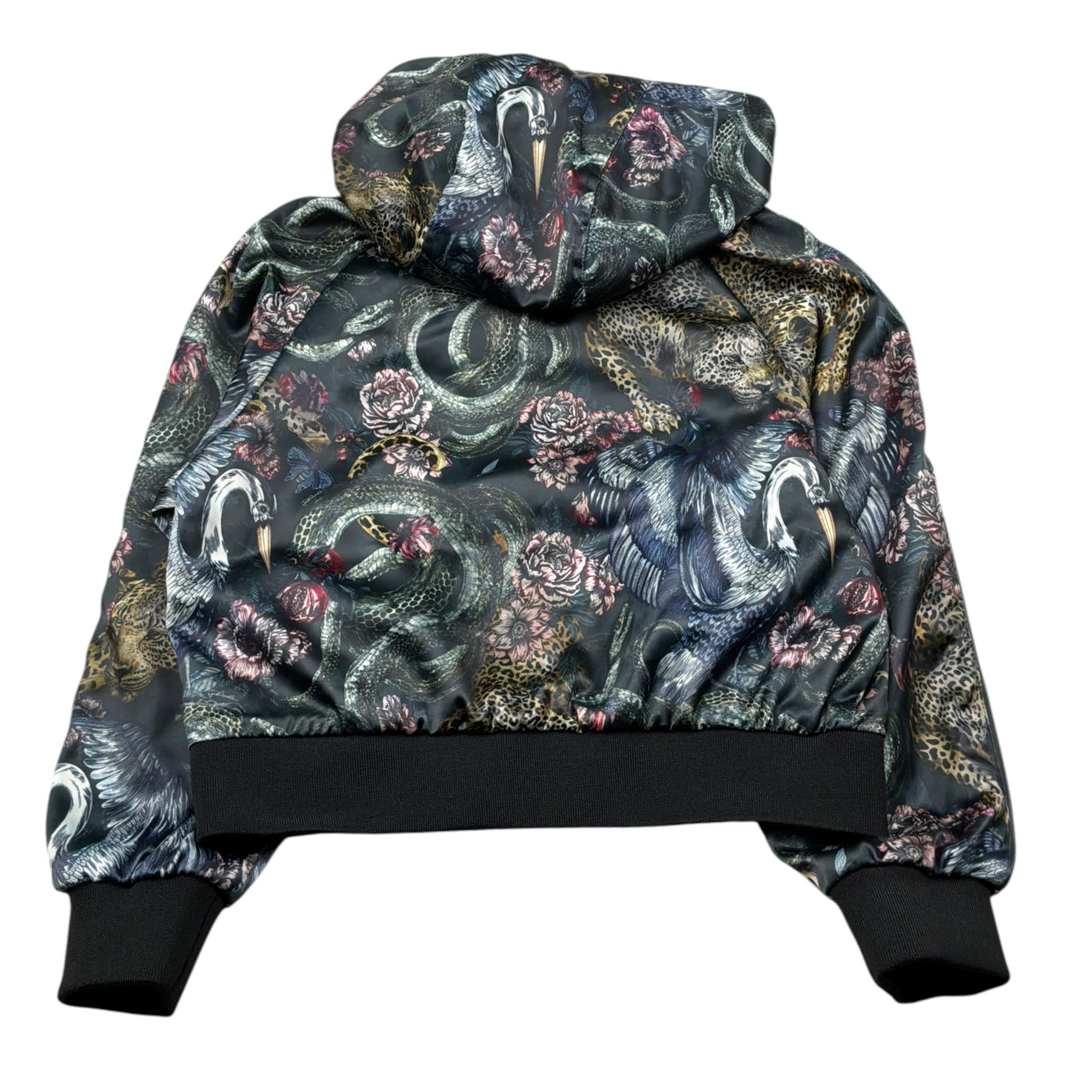 Just Cavalli Felpa con Zip E Cappuccio Stampa Fantasia Multicolor per Bambina JGA26036FE MULTICOLOR JUST CAVALLI 