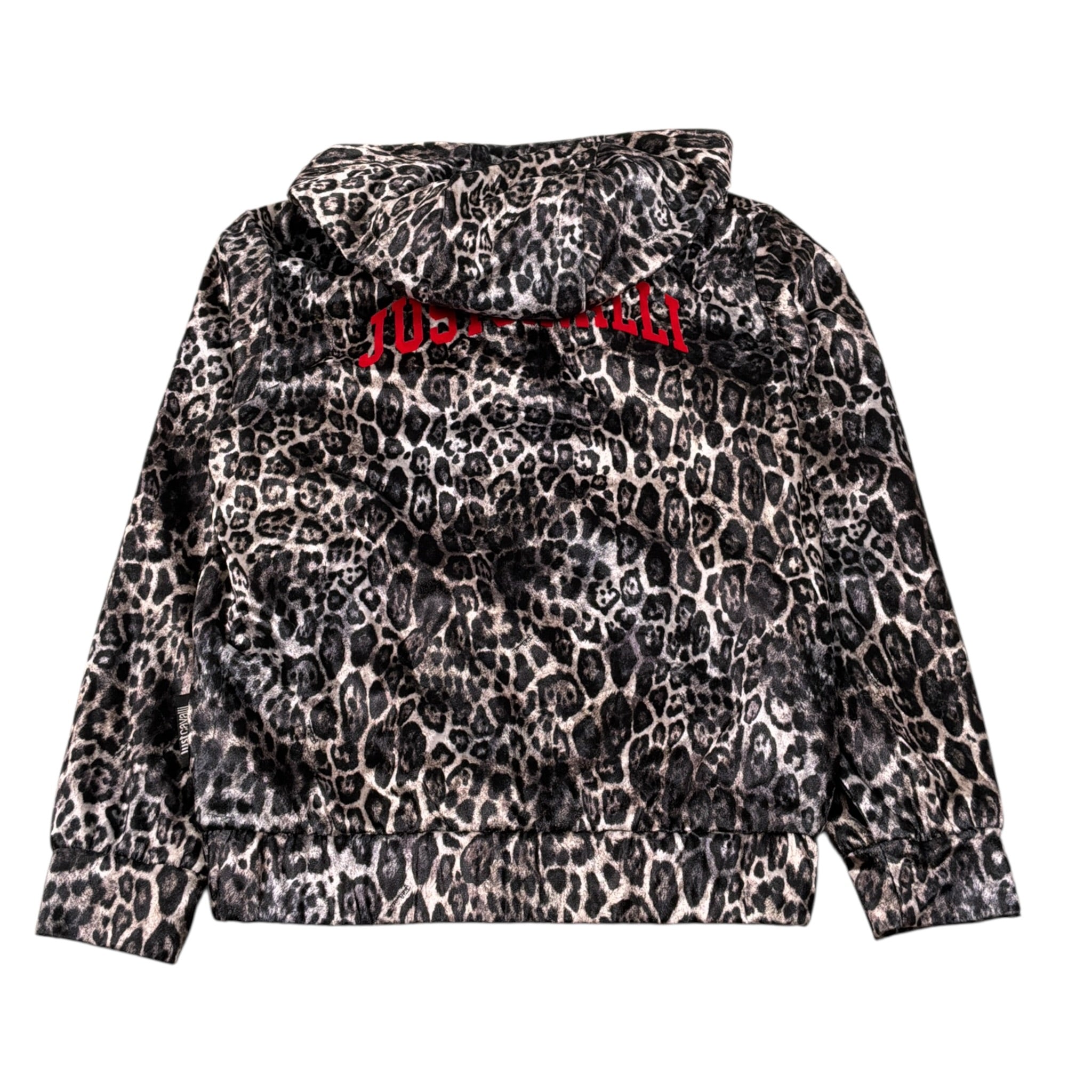 Just Cavalli Felpa con Zip E Cappuccio Fantasia Maculata Beige per Bambina JGA26054FE BEIGE JUST CAVALLI 