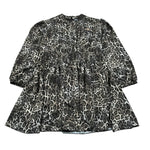 Just Cavalli Abito Manica Lunga Stampa Maculata Nero per Bambina JGA26073VE NERO JUST CAVALLI 
