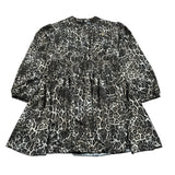 Just Cavalli Abito Manica Lunga Stampa Maculata Nero per Bambina JGA26073VE NERO JUST CAVALLI 