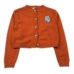 Just Cavalli Cardigan tinta unita con Logo Arancione per Bambina JGA26094CD ARANCIONE JUST CAVALLI 