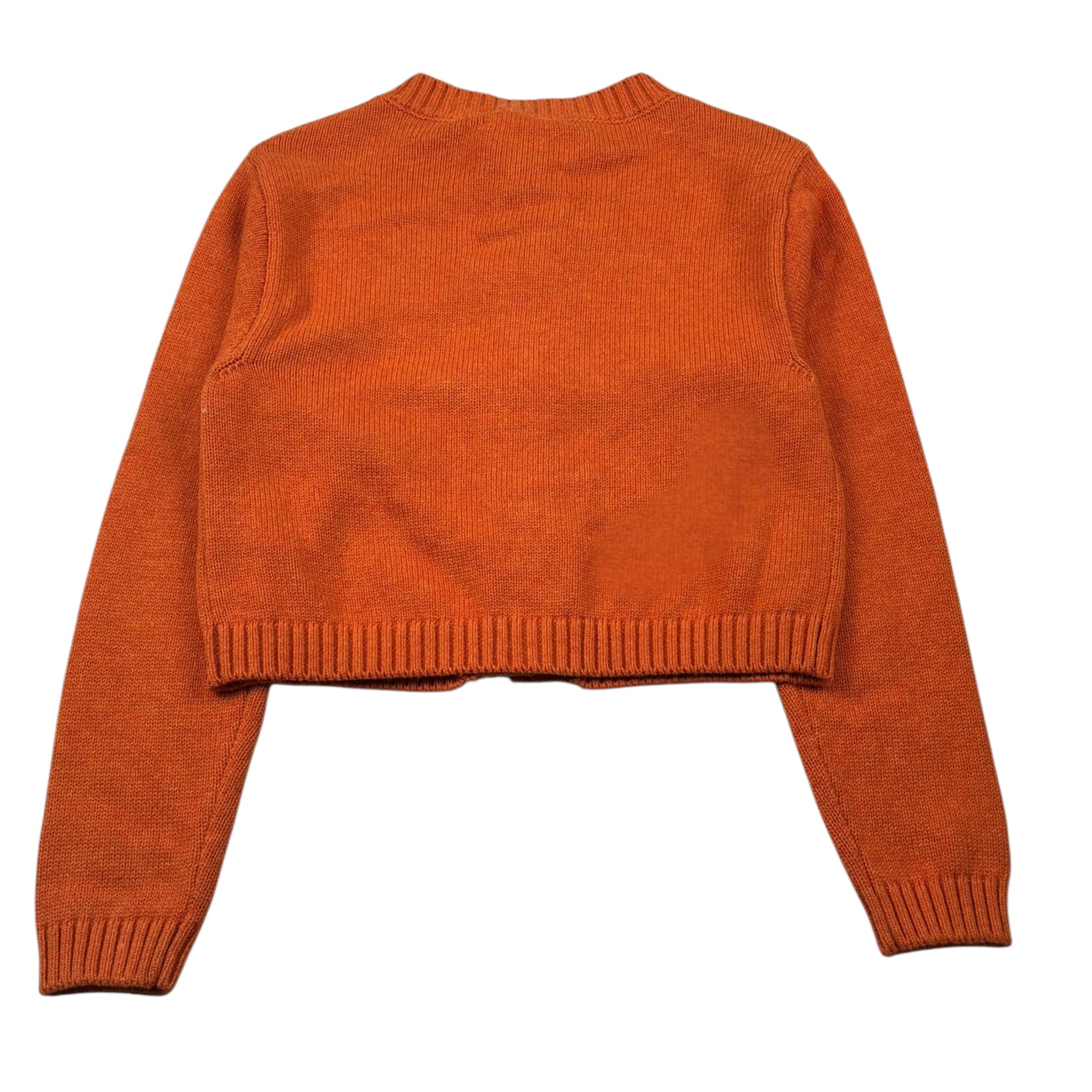 Just Cavalli Cardigan tinta unita con Logo Arancione per Bambina JGA26094CD ARANCIONE JUST CAVALLI 
