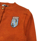 Just Cavalli Cardigan tinta unita con Logo Arancione per Bambina JGA26094CD ARANCIONE JUST CAVALLI 