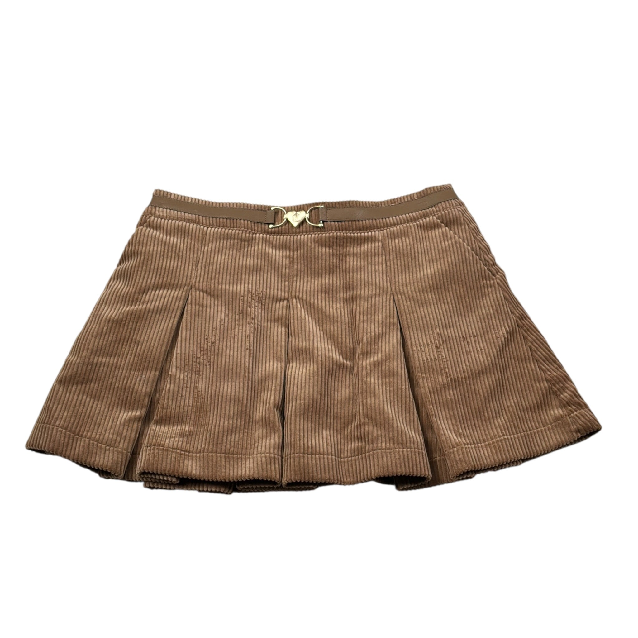 Just Cavalli Gonna tinta unita In Camoscio Marrone per Bambina JGA26112GO MARRONE JUST CAVALLI 