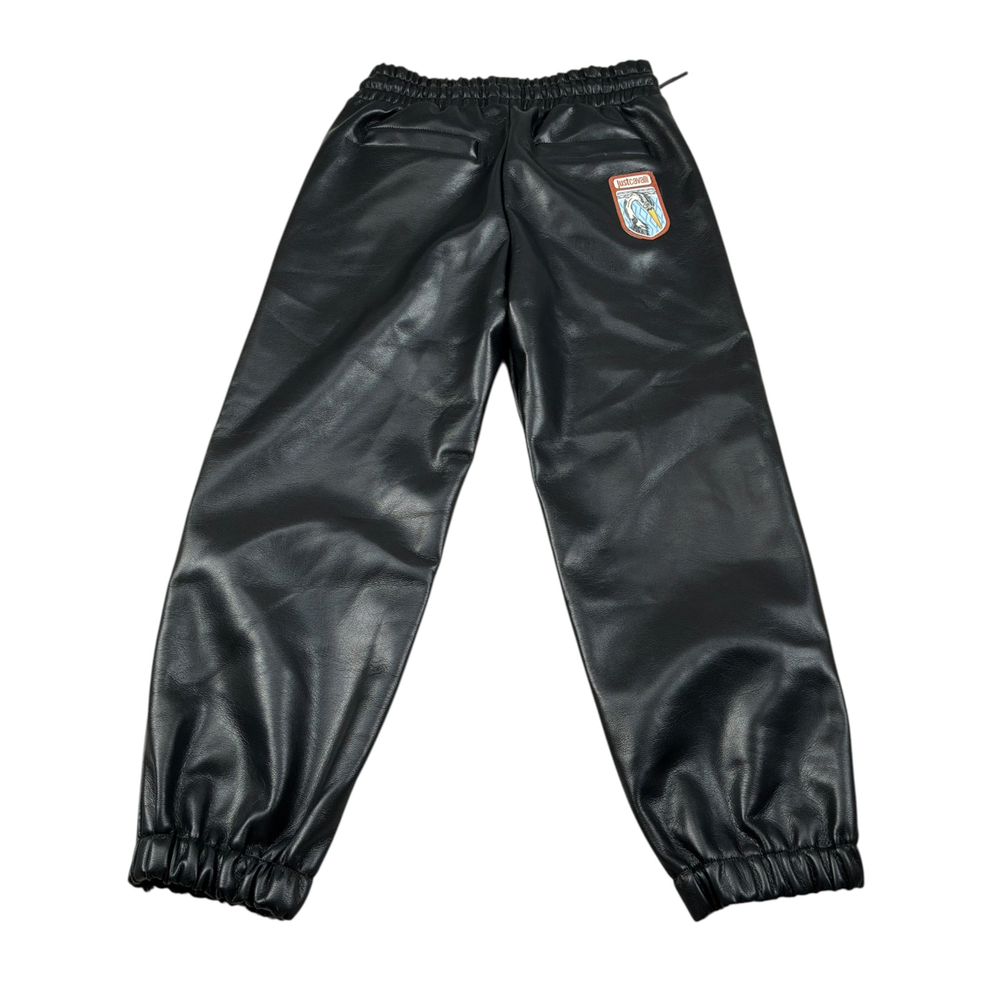 Just Cavalli Pantalone tinta unita In Ecopelle Nero per Bambina JGA26118PAP NERO JUST CAVALLI 