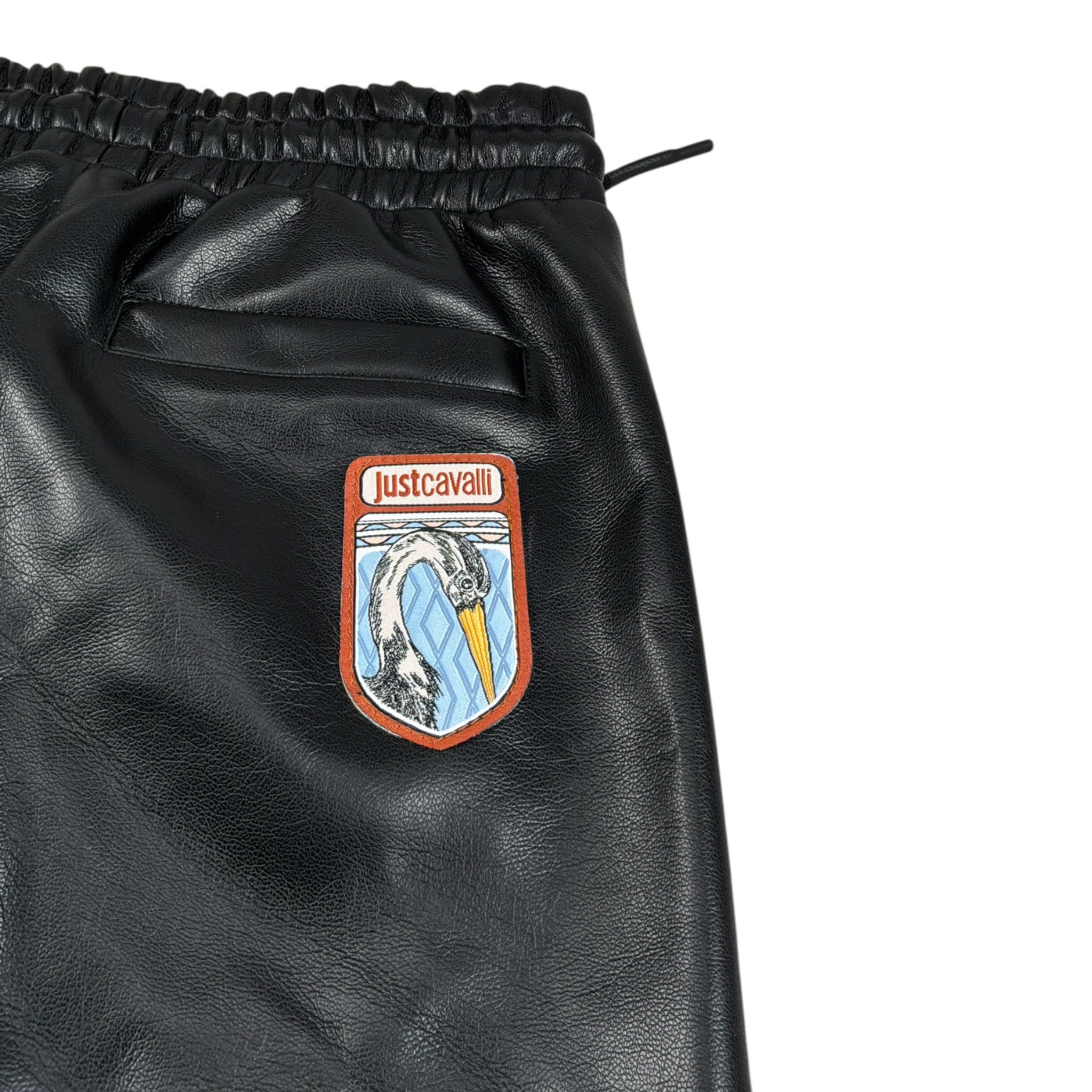 Just Cavalli Pantalone tinta unita In Ecopelle Nero per Bambina JGA26118PAP NERO JUST CAVALLI 