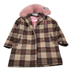 Just Cavalli Cappotto Stampa Fantaisa con Colletto Marrone per Bambina JGA26142CP MARRONE JUST CAVALLI 