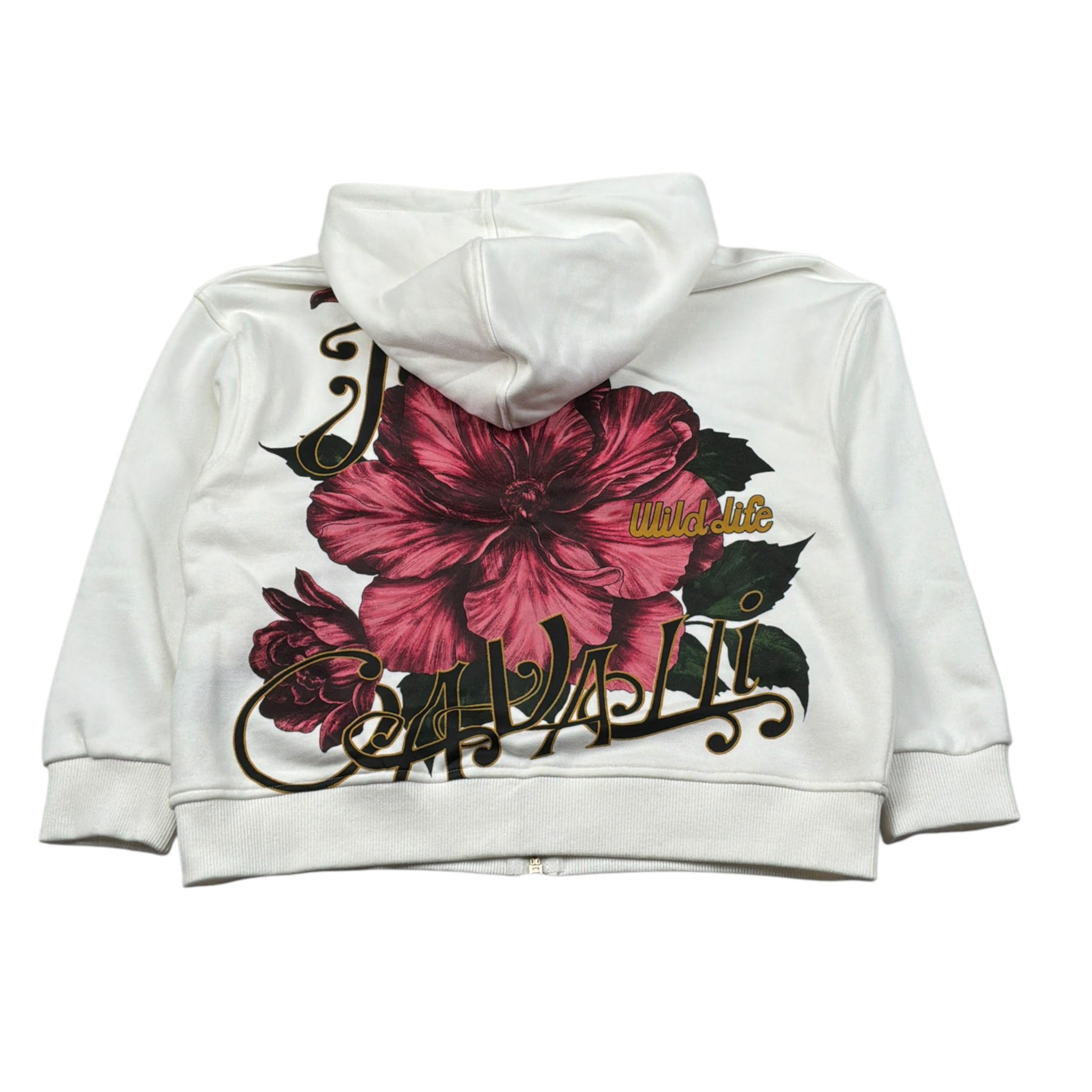 Just Cavalli Felpa con Zip E Cappuccio tinta unita Bianco per Bambina JGA26147FE BIANCO JUST CAVALLI 