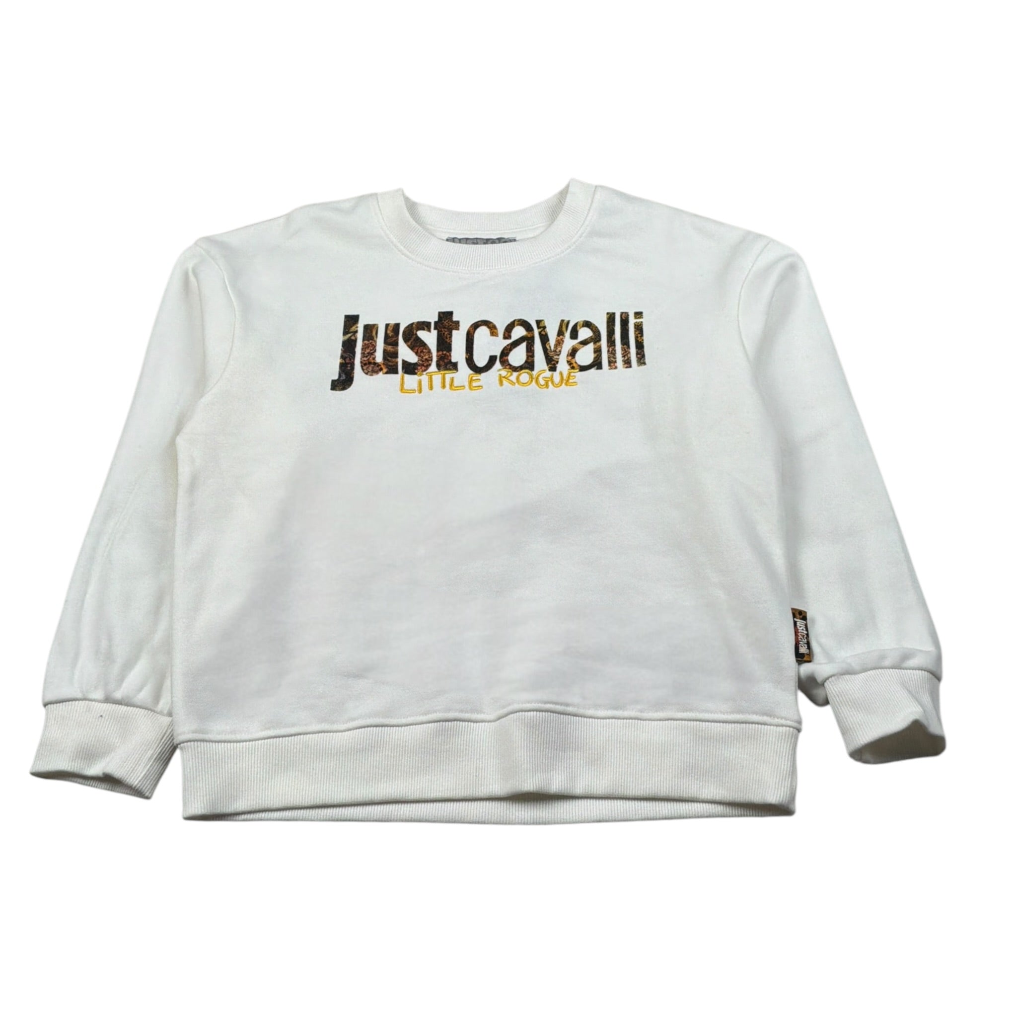 Just Cavalli Fellpa tinta unita Girocollo Panna per Bambina JGA26168FE PANNA JUST CAVALLI 