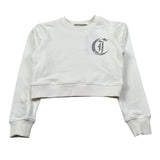 Just Cavalli Felpa Chiusa Girocollo tinta unita Panna per Bambina JGA26173FE PANNA JUST CAVALLI 