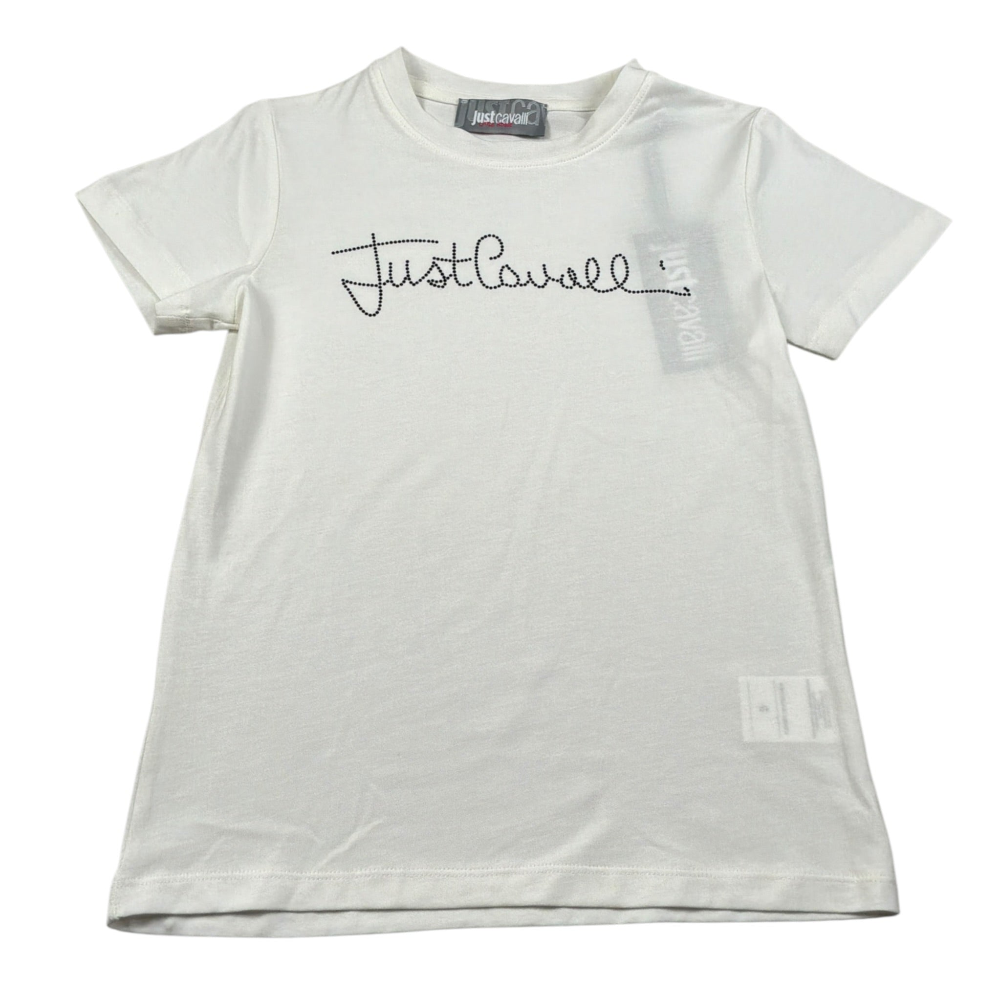 Just Cavalli T-Shirt Girocollo tinta unita Bianco per Bambina JGA26177TS BIANCO JUST CAVALLI 
