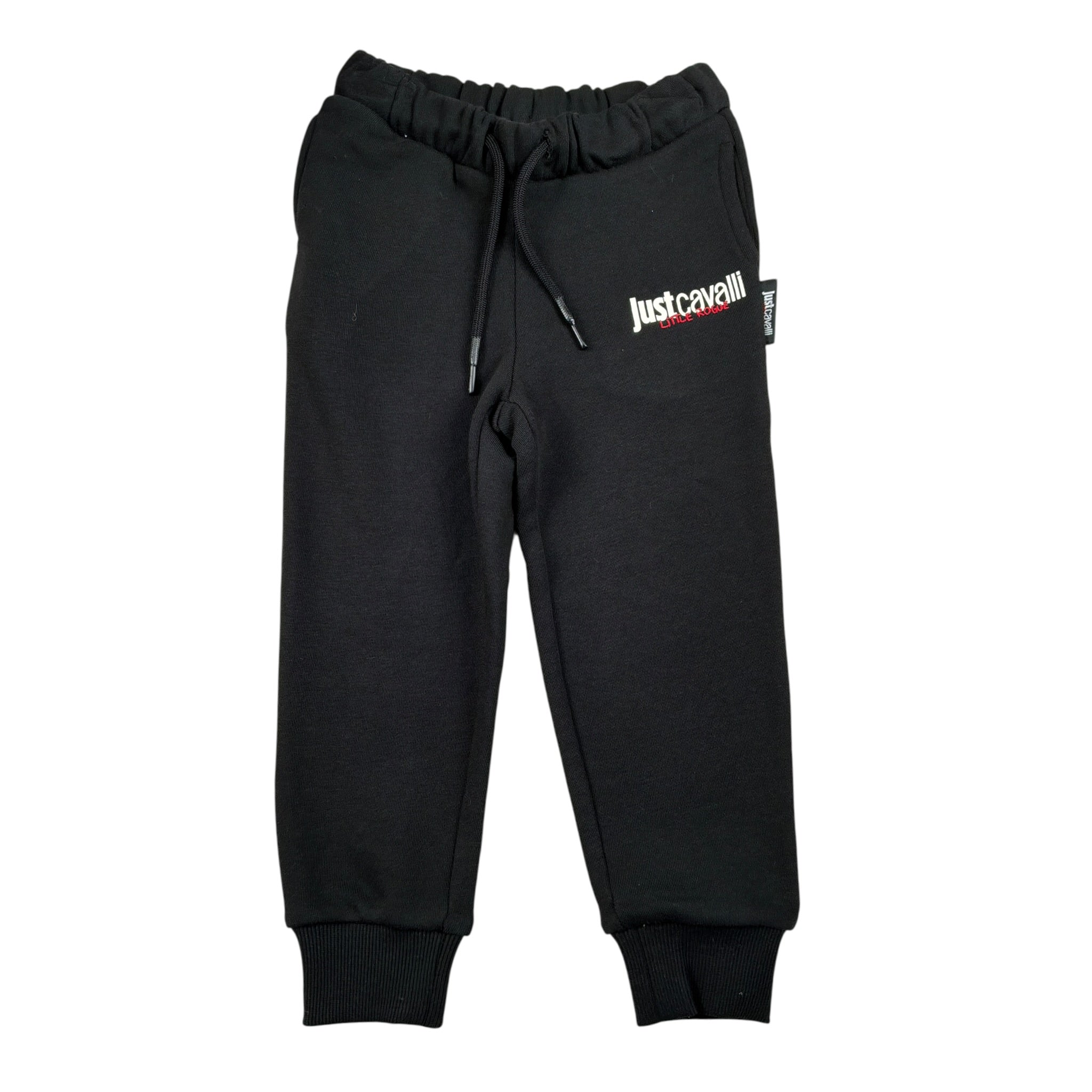 Just Cavalli Pantalone tinta unita Modello Tuta Nero per Neonato JIA26005PA NERO JUST CAVALLI 