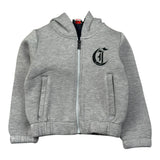 Just Cavalli Felpa tinta unita con Zip E Cappuccio Grigio per Neonato JIA26008FE GRIGIO JUST CAVALLI 