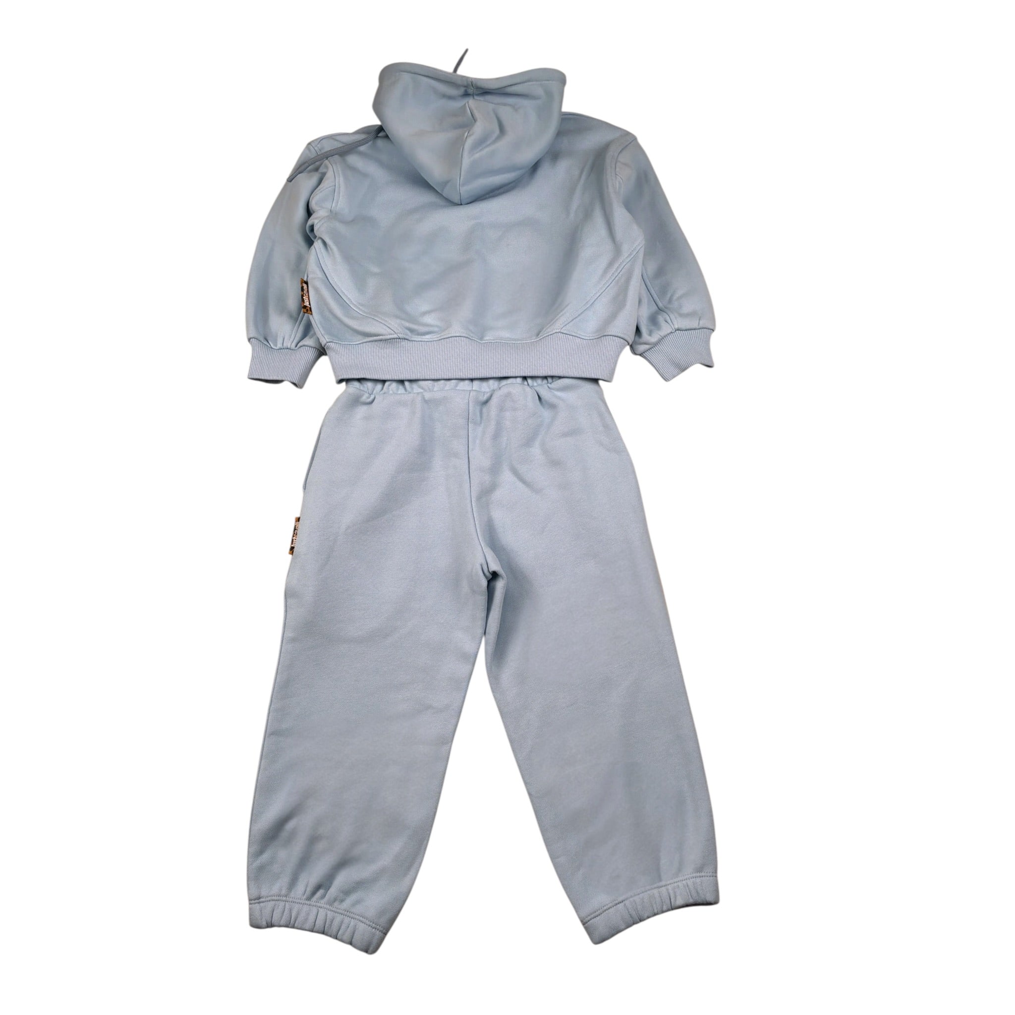 Just Cavalli Completo 2 Pezzi Felpa-Pantalone tinta unita Azzurro per Neonato JIA26011CF AZZURRO JUST CAVALLI 