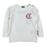 Just Cavalli Maglia tinta unita con Ricamo Bianco per Neonata JIA26015MA BIANCO JUST CAVALLI 
