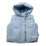 Just Cavalli Smanicato tinta unita con Cappuccio Azzurro per Neonato JIA26022PI AZZURRO JUST CAVALLI 
